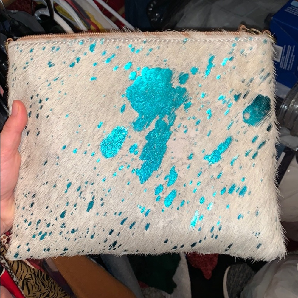 Cowhide Wristlet!!!!